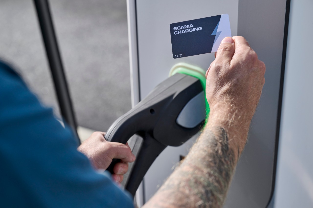 electric truck charging access card